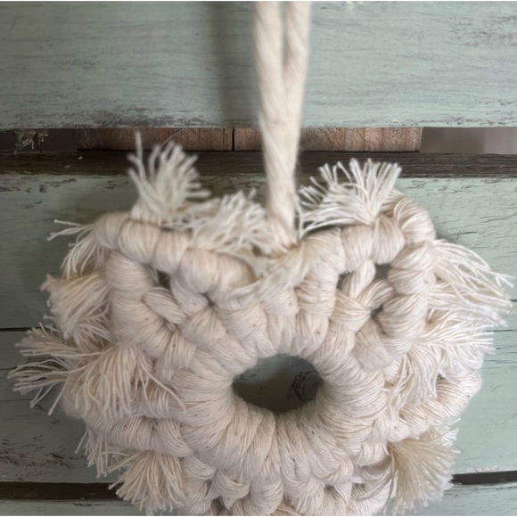 Christmas Ornament // Hand Made Macrame - Picture 3 of 4